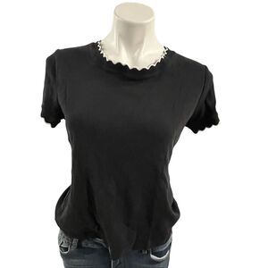 Tommy Hilfiger scallop neck top